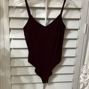 Burgundy Bodysuit